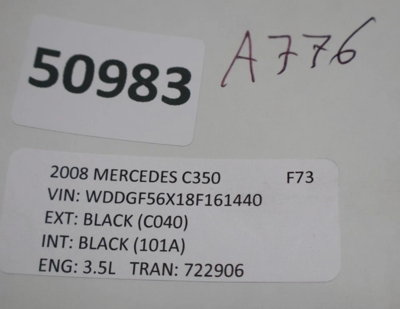 Load image into Gallery viewer, 08-14 Mercedes W204 C250 C300 C350 Rear Right Side Door Lock Latch Actuator Oem