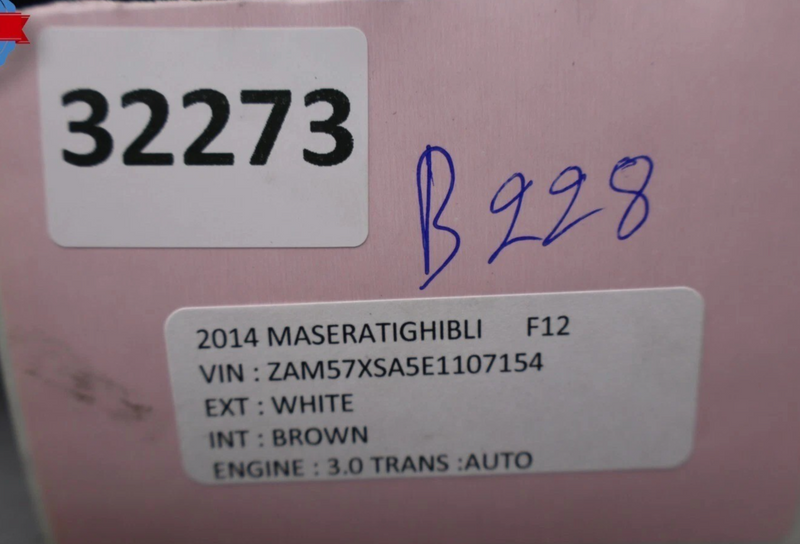 Load image into Gallery viewer, 14-17 Maserati Ghibli Right Side Turbo Intercooler Hose Air Duct Tube Oem