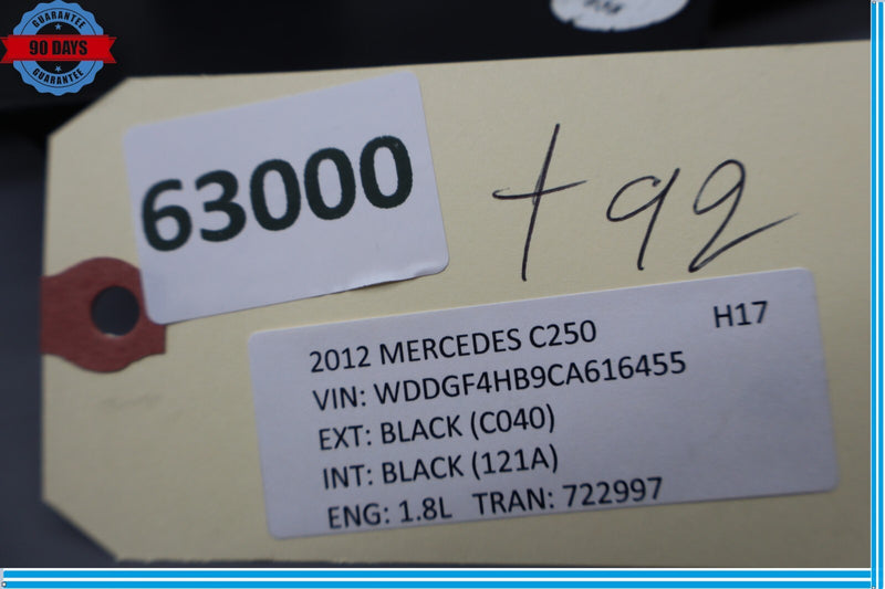 Load image into Gallery viewer, 08-14 Mercedes C300 C350 C63 AMG Rear Left Side Lower C-Pillar Trim Cover Oem