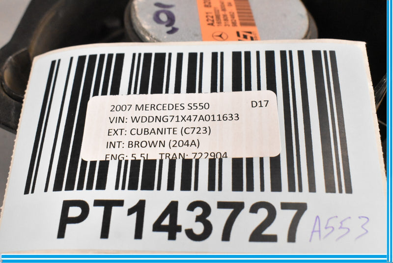 Load image into Gallery viewer, 07-13 Mercedes S550 S600 W221 Rear Left Door Audio Speaker 2218203702 Oem