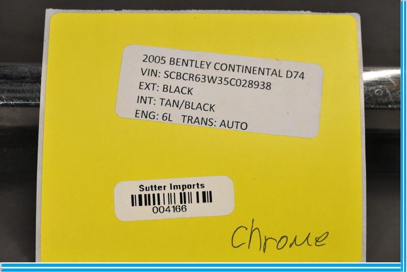Load image into Gallery viewer, 03-10 Bentley Continental Left LH Driver Upper Door Glass Weather Oem