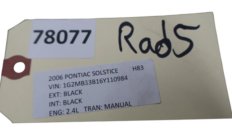 Load image into Gallery viewer, 06-10 Pontiac Solstice Engine Cooling Radiator AC Air A/C Condenser 10316617 Oem