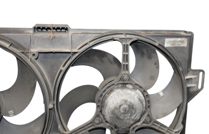 Load image into Gallery viewer, 97-02 Jaguar XK8 XKR X100 Engine Radiator Cooling Fan Assembly MJB4270AA Oem