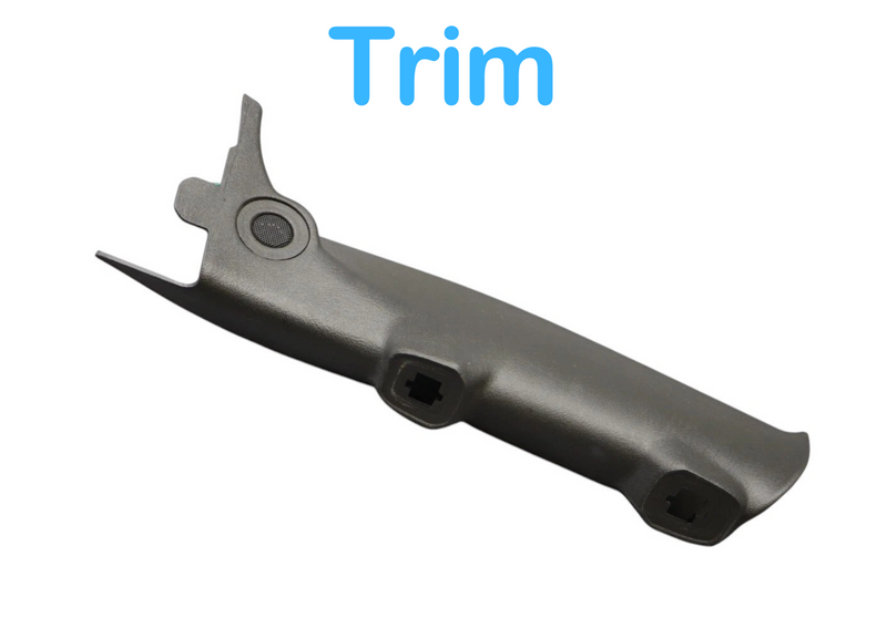 Load image into Gallery viewer, 03-07 Hummer H2 Front Right Passenger Side A Pillar Trim Cover Panel Black OEM