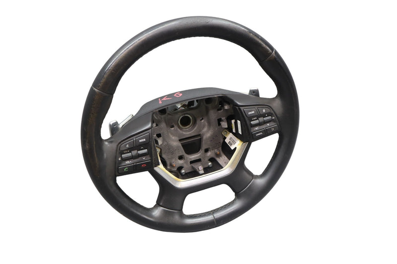 Load image into Gallery viewer, 15-20 Hyundai Genesis Front Left Driver Side Steering Wheel Black W/ Paddle Oem