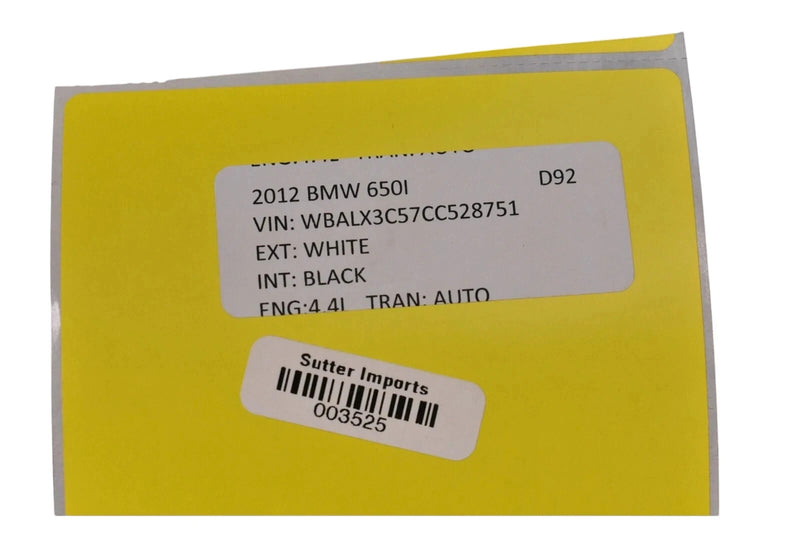 Load image into Gallery viewer, 12-18 BMW F12 F13 640i 650i Rear Left Driver Side Interior Door Panel OEM