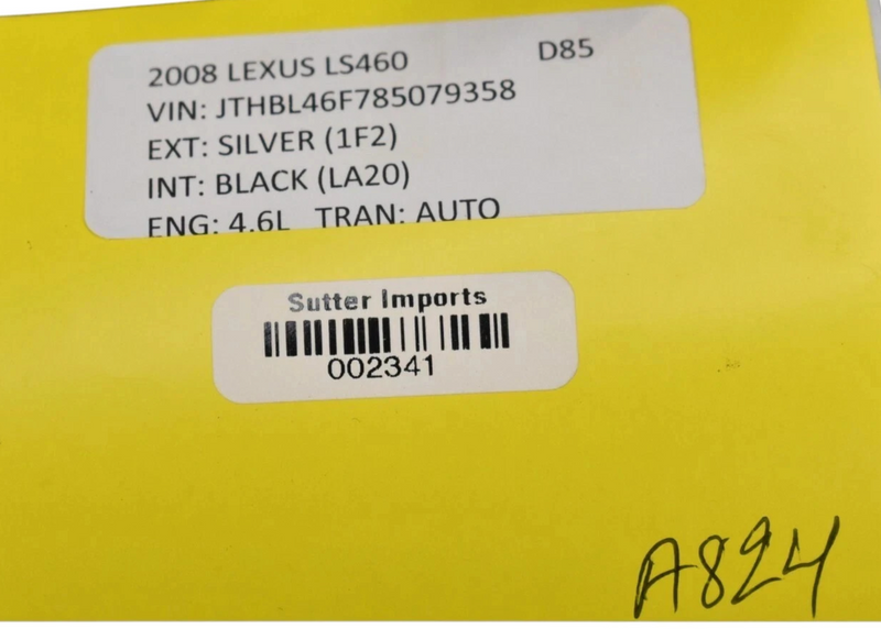 Load image into Gallery viewer, 07-17 Lexus LS460 LS460L Rear Center Console Air Vent Grille Trim 5886050040 Oem