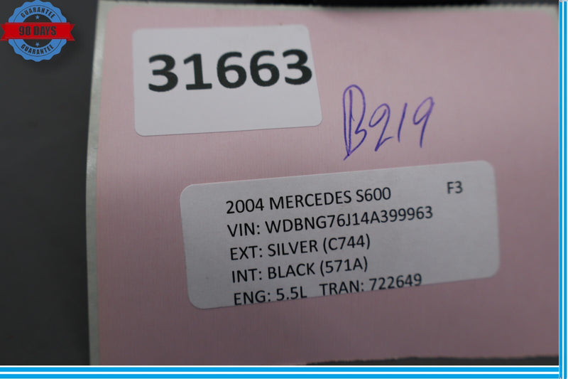 Load image into Gallery viewer, 00-12 Mercedes W220 S600 Rear Right Side Lumbar Control Switch 2208000878 Oem