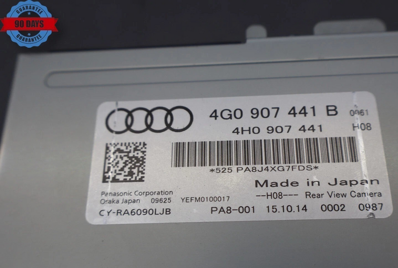 Load image into Gallery viewer, 12-18 Audi A6 Quattro Rear View Camera Computer Control Module 4G0907441B Oem