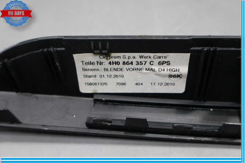 Load image into Gallery viewer, 11-18 Audi A8 A8L Quattro Front Center Console Armrest Bezel Trim Cover Oem