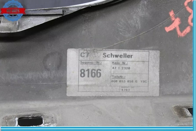 Load image into Gallery viewer, 12-15 Audi A6 Right Passenger Side Rocker Skirt Panel Molding 4G0853856G OEM