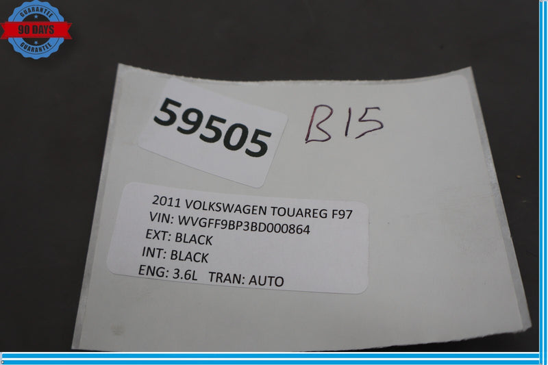 Load image into Gallery viewer, 11-14 Volkswagen VW Touareg Front Right Side Sun Visor W/ Extension Oem