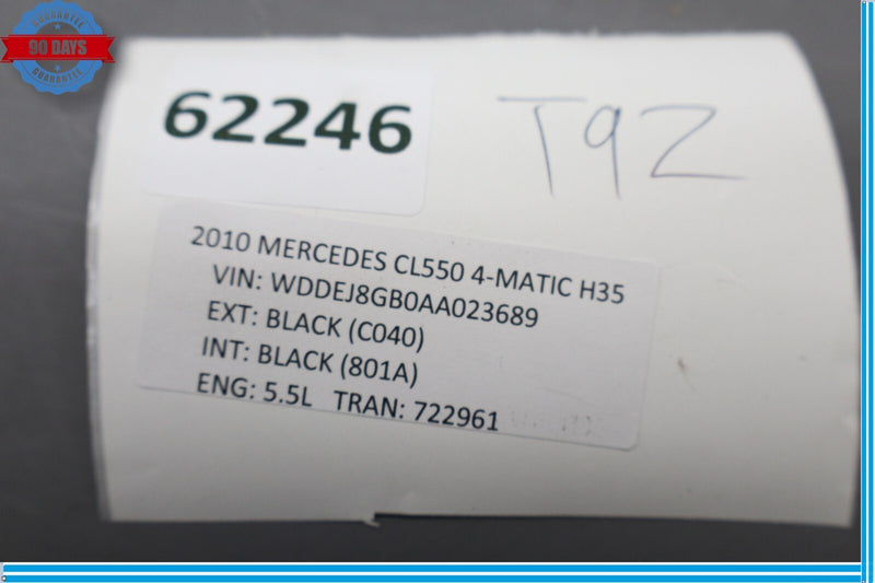 Load image into Gallery viewer, 07-13 Mercedes CL550 S550 W216 Trunk Lid Lock Cover Trim 2217580008 Oem