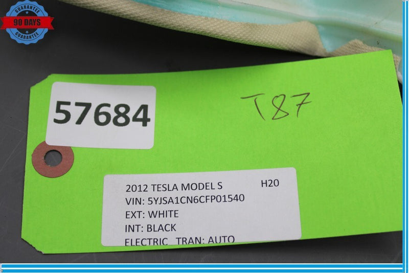 Load image into Gallery viewer, 12-16 Tesla Model S Rear Left Quarter C Pillar Trim Cover Panel Assembly Oem