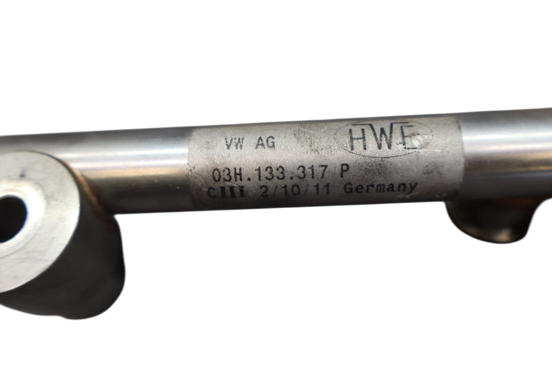 Load image into Gallery viewer, 11-18 Porsche Cayenne 958 Touareg VR6 Lower Fuel Injector Rail Pipe Oem