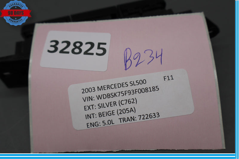 Load image into Gallery viewer, 03-08 Mercedes R230 SL500 Right ESP Off Console Switch Control Blank Filler Oem