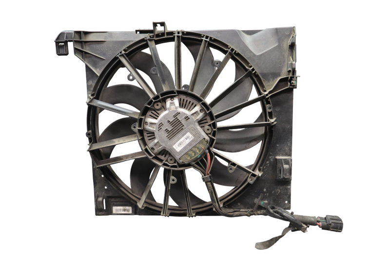 Load image into Gallery viewer, 10-19 Jaguar X351 XJ XKR Engine Motor Cooling Radiator Fan Assembly Oem