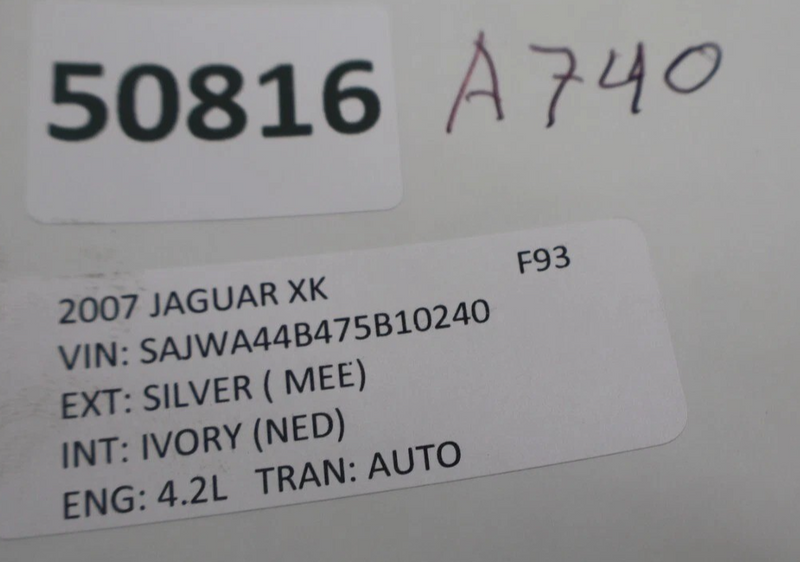 Load image into Gallery viewer, 07-15 Jaguar XK XKR Convertible Rear Left Side Mid Trunk Trim Cover Panel Oem