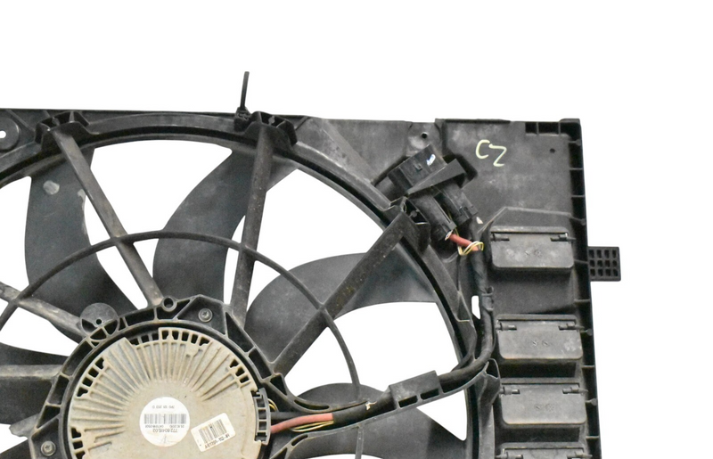 Load image into Gallery viewer, 11-17 Porsche Cayenne 958 Radiator Cooling Thermo Fan Motor Shroud Assembly OEM