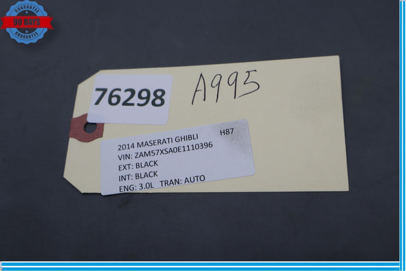 Load image into Gallery viewer, 14-17 Maserati Ghibli M157 Rear Left Side Door Molding Trim Panel Cover Oem
