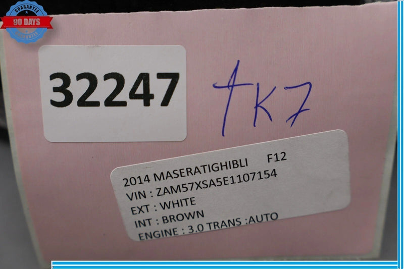 Load image into Gallery viewer, 14-24 Maserati Ghibli M157 Quattroporte Emergency Spare Tire Jack Tool Kit OEM