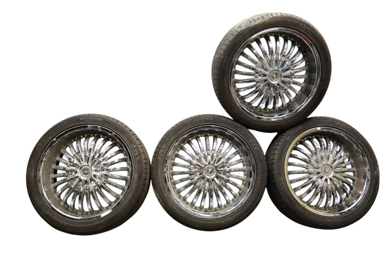 Load image into Gallery viewer, Strada Spina 20" Inch Chrome Alloy Rim Wheel Set of 4 20x8J 245/40 ZR20 Oem