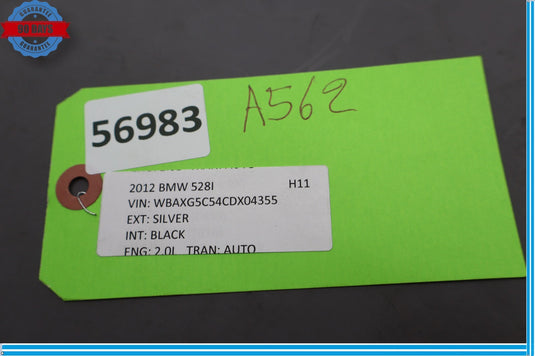 11-13 BMW 528i 538i 550i xDrive Rear Left Driver Bumper Reflector Oem