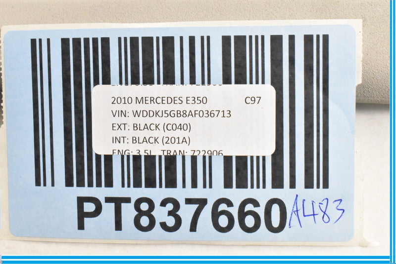 Load image into Gallery viewer, 10-17 Mercedes E350 E550 W207 Coupe Right Passenger Sun Visor Shade Oem