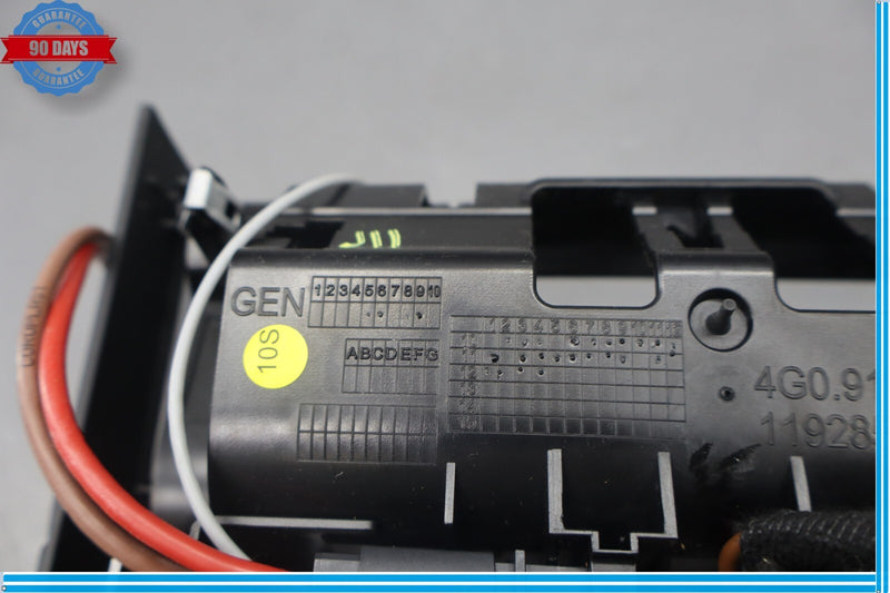 Load image into Gallery viewer, 12-18 Audi A6 A7 Quattro Center Console Back Panel & Power Outlet Bezel Oem