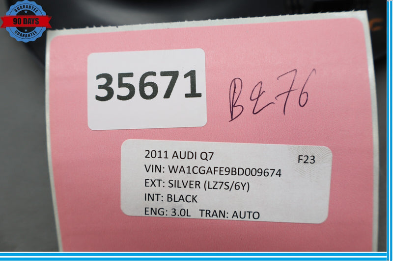 Load image into Gallery viewer, 07-15 Audi Q7 Left Driver Side Fuse Box Dash Cover Panel Air Vent Black Oem