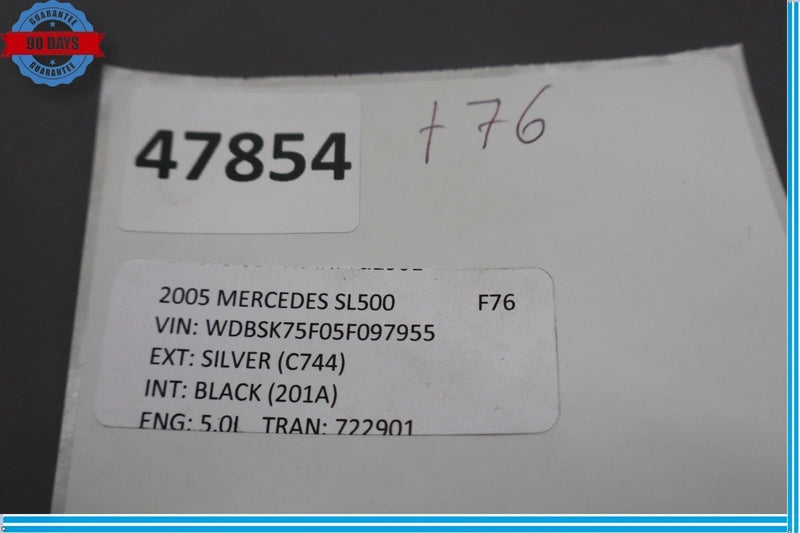 Load image into Gallery viewer, 03-12 Mercedes SL500 Rear Left Convertible Roof C Pillar Hinge Cover 2307900519