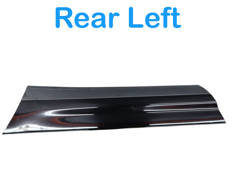 Load image into Gallery viewer, 11-18 Porsche Cayenne 958 Turbo Rear Left Side Lower Door Molding Black Oem