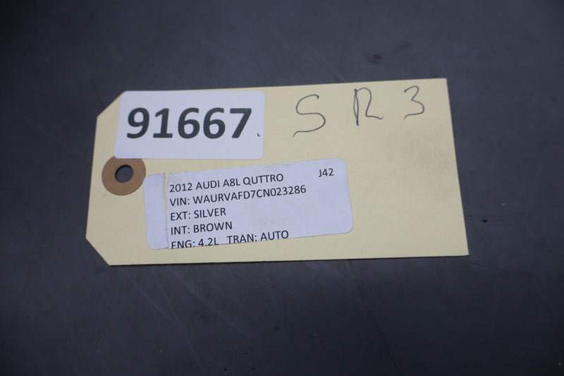 Load image into Gallery viewer, 11-18 Audi A8 A8L Quattro Front Right Side Lower Seat Track Frame W/ Motor OEM