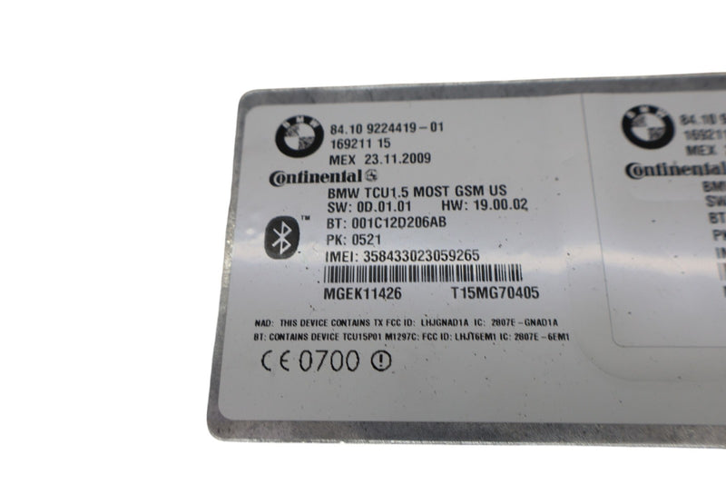 Load image into Gallery viewer, 07-13 BMW Z4 328i 335i E89 E92 Bluetooth Communication Module 84109224419 Oem
