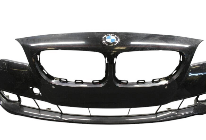 Load image into Gallery viewer, 11-13 BMW 528i 535i 550i xDrive Front Bumper Cover Panel Assembly Black OEM