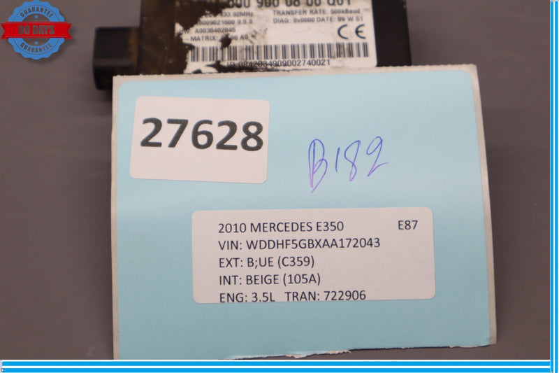Load image into Gallery viewer, 10-14 Mercedes E350 E550 W212 W207 Tire Pressure Monitor System TPMS Module Oem