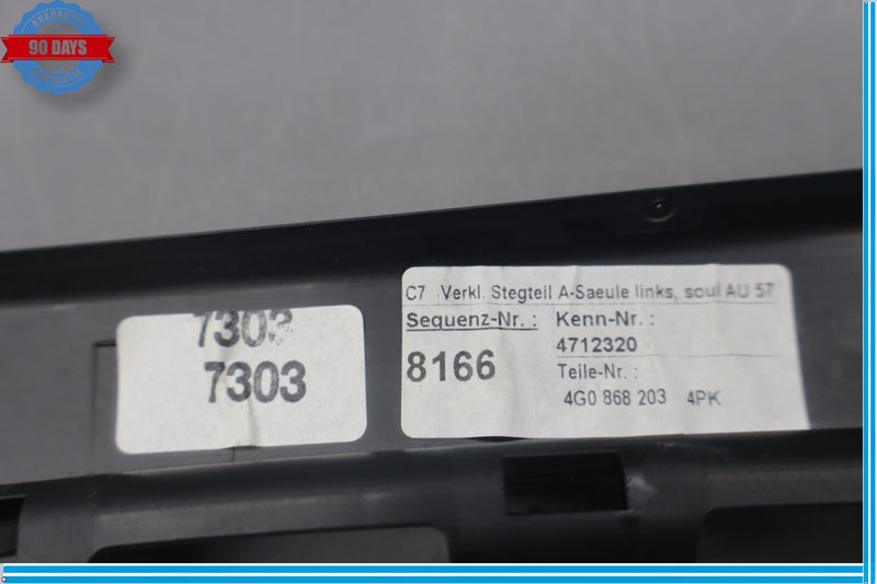 Load image into Gallery viewer, 12-18 Audi A6 Quattro Front Left Driver Side A Pillar Cover Panel Trim Oem