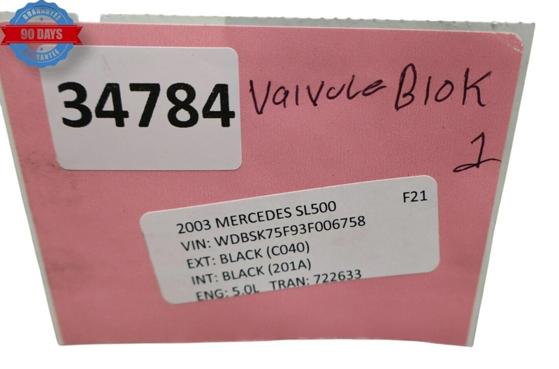 Load image into Gallery viewer, 00-06 Mercedes SL500 Hydraulic ABC Suspension Block Valve Pump Assembly Oem