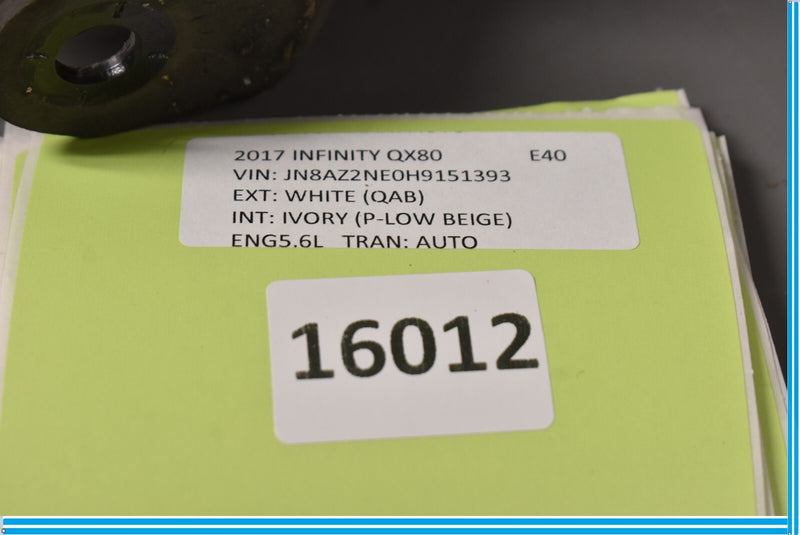 Load image into Gallery viewer, 11-17 Infiniti QX56 QX80 Rear Left Driver Side Door Vent Glass 822731LA0A Oem