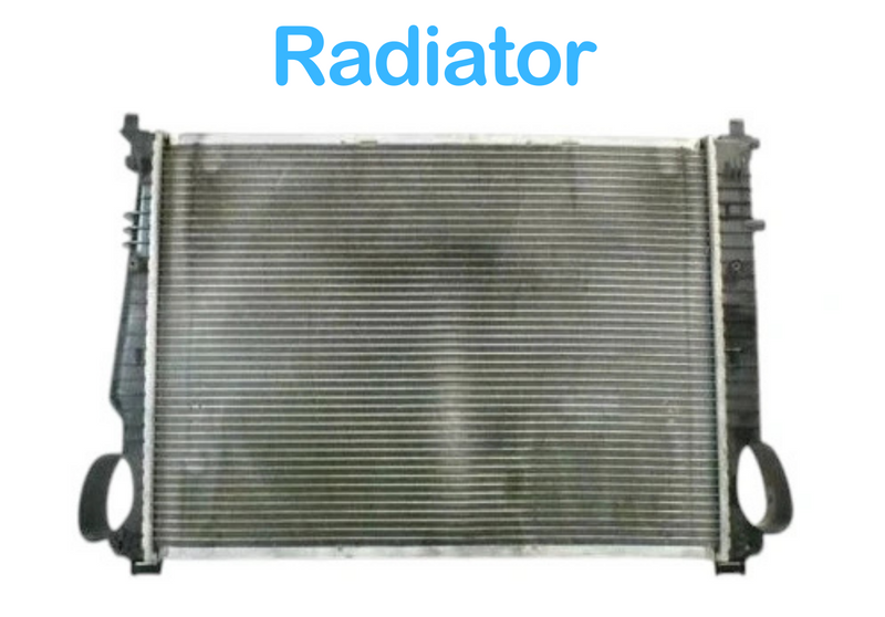 Load image into Gallery viewer, 00-06 Mercedes W220 S430 CL500 Engine Cooling Radiator AC Air A/C Condenser OEM
