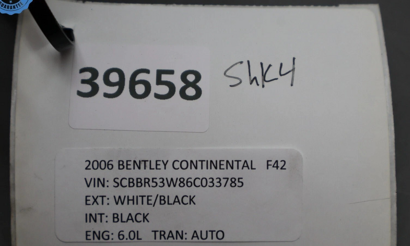 Load image into Gallery viewer, 06-12 Bentley Continental Rear Left Air Suspension Shock Strut 3W5616001B Oem