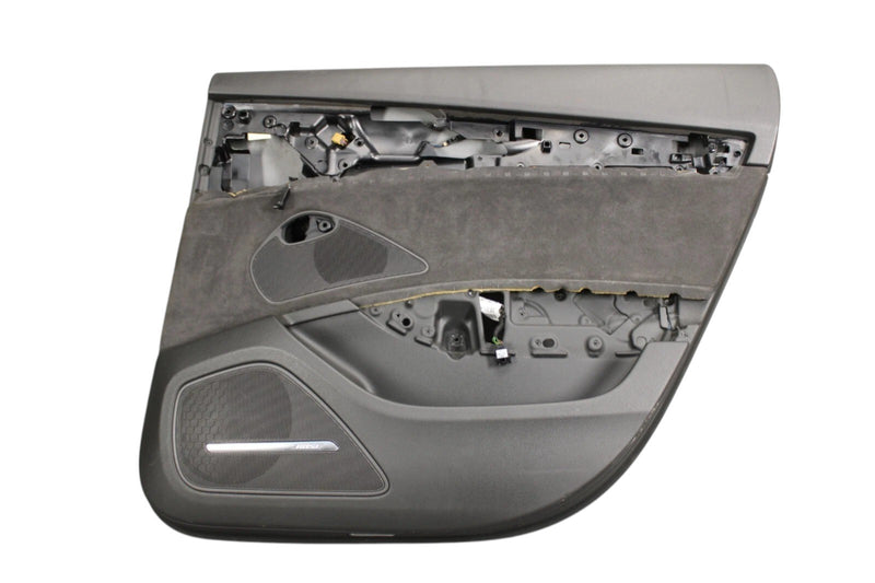 Load image into Gallery viewer, 11-17 Audi A8 Quattro Rear Right Passenger Interior Door Panel Cover Black Oem