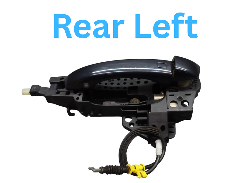 Load image into Gallery viewer, 12-18 Audi A6 A7 Rear Left Driver Side Exterior Door Handle Black 4H0837885 Oem