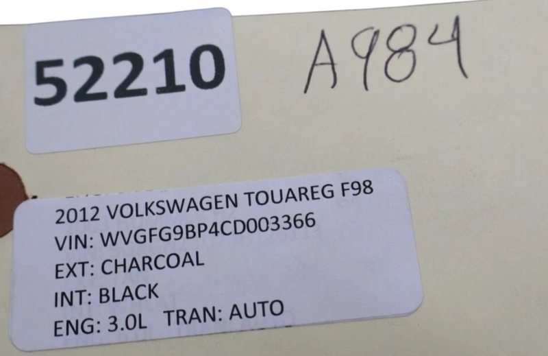 Load image into Gallery viewer, 11-17 Volkswagen Touareg Rear Right Side Interior Door Trim Cover Panel Oem