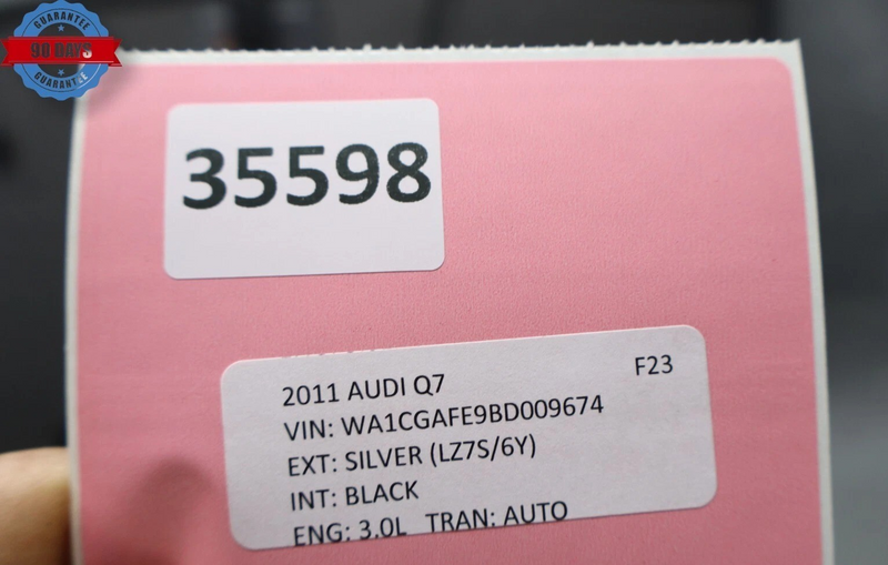 Load image into Gallery viewer, 07-15 Audi Q7 Rear Trunk Cargo Luggage Floor Carpet Cover 4L0863462 Oem