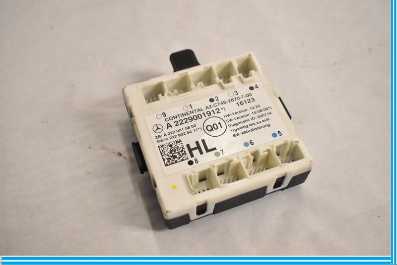 Load image into Gallery viewer, 15-18 Mercedes C300 W205 Rear Left Driver Door Control Module 2229001912 Oem