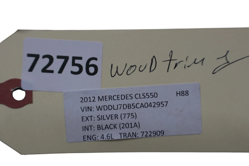 Load image into Gallery viewer, 12-18 Mercedes W218 CLS550 Center Dashboard Dash Trim Molding Wood Cover Oem