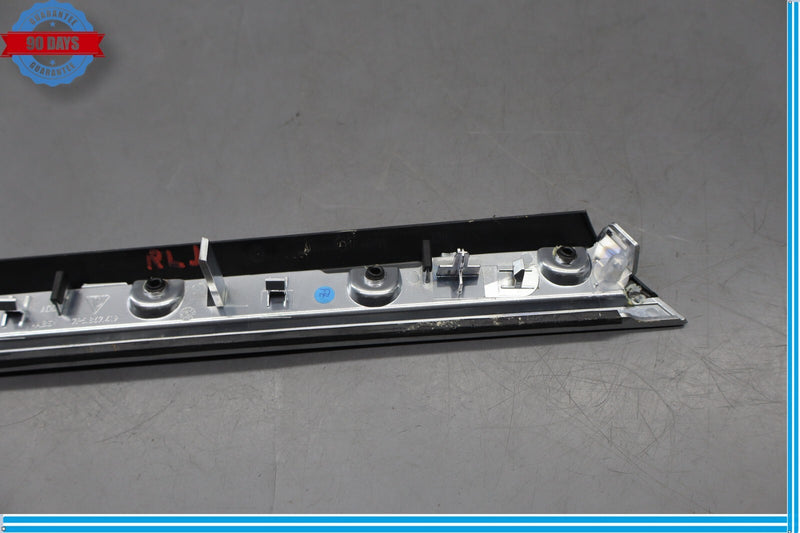Load image into Gallery viewer, 11-18 Porsche Cayenne 958 Rear Left Side Door Panel Trim Wood Upper Molding Oem