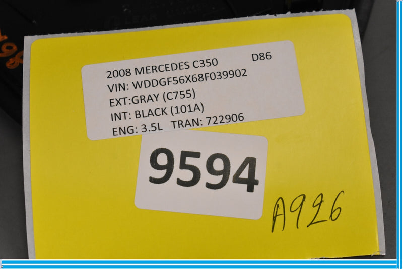 Load image into Gallery viewer, 08-15 Mercedes W204 C300 C350 Front Right Side Seat Lumbar Support Cover Oem