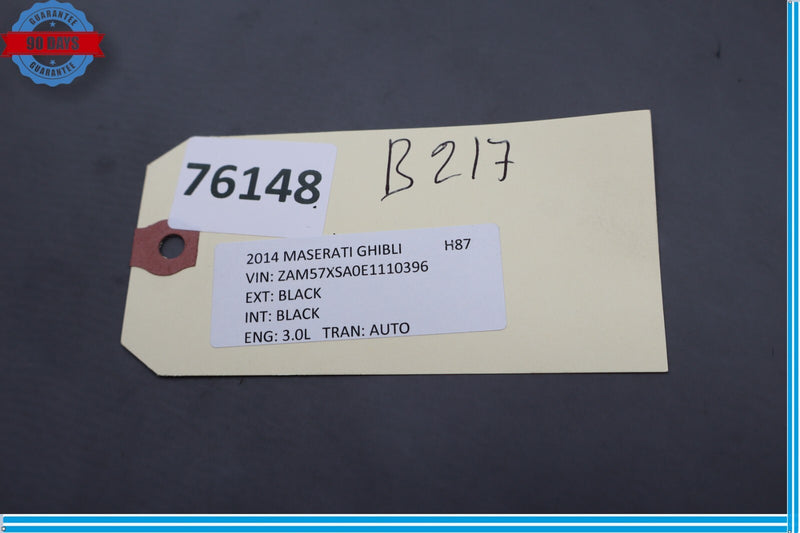 Load image into Gallery viewer, 14-20 Maserati Ghibli Right Side Door Mirror Corner Trim Panel 670040480 Oem